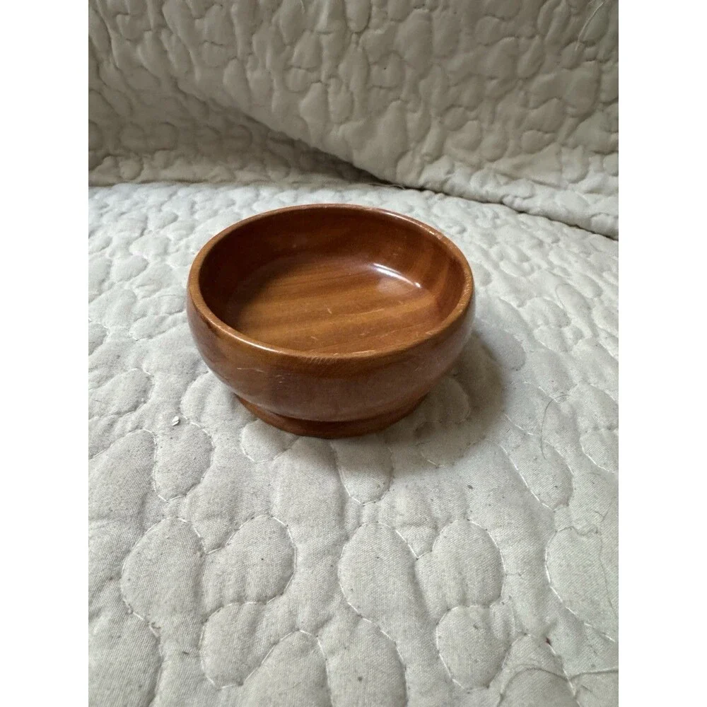 Vintage Oregon Myrtlewood & Western Juniper Wood Decor Lot Vase Bowl Holder